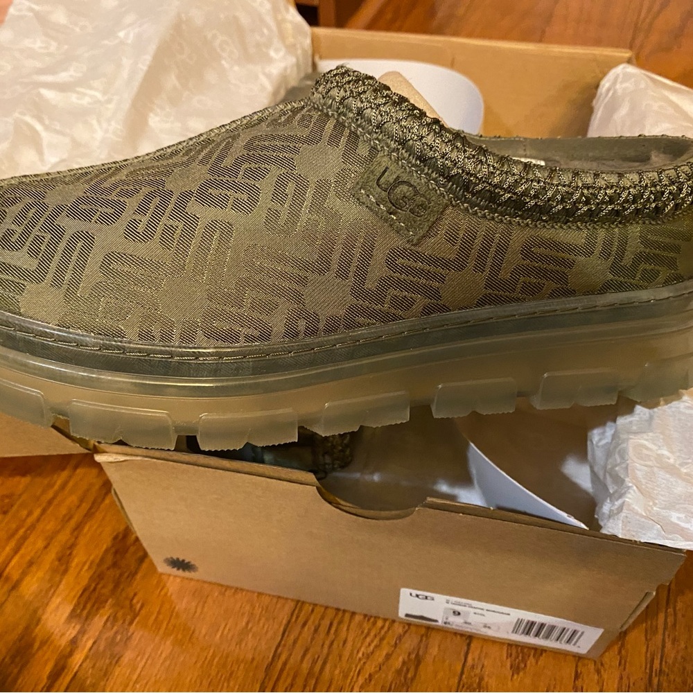 Brand new UGG olive green size 9 Tasman slippers